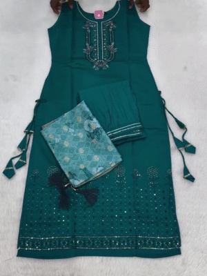 Embroidery Un Stitched Salwar Set