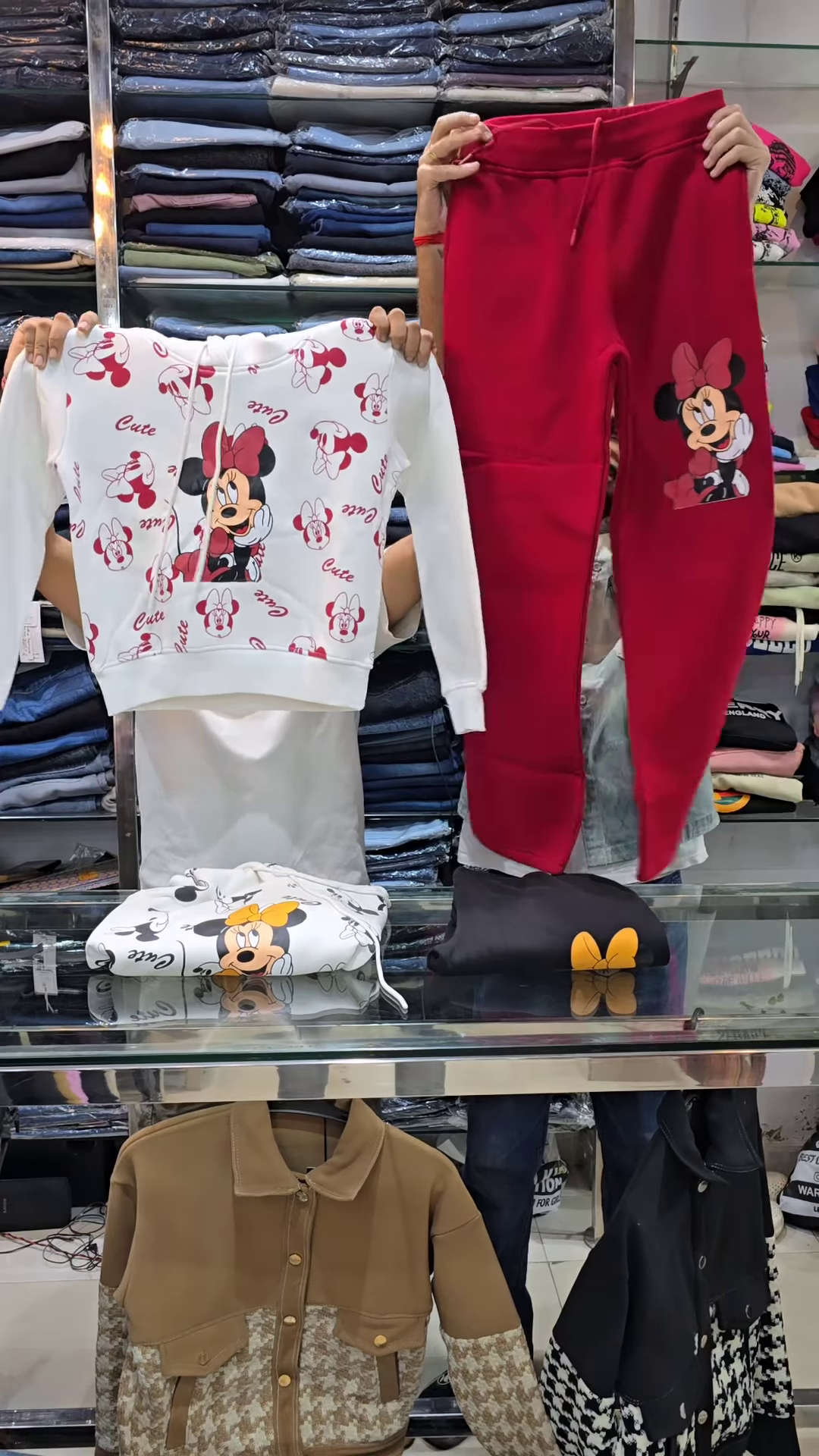 Mickey Mouse Cord Set for Women – Stylish Comfort with a Playful Twist - Image 3