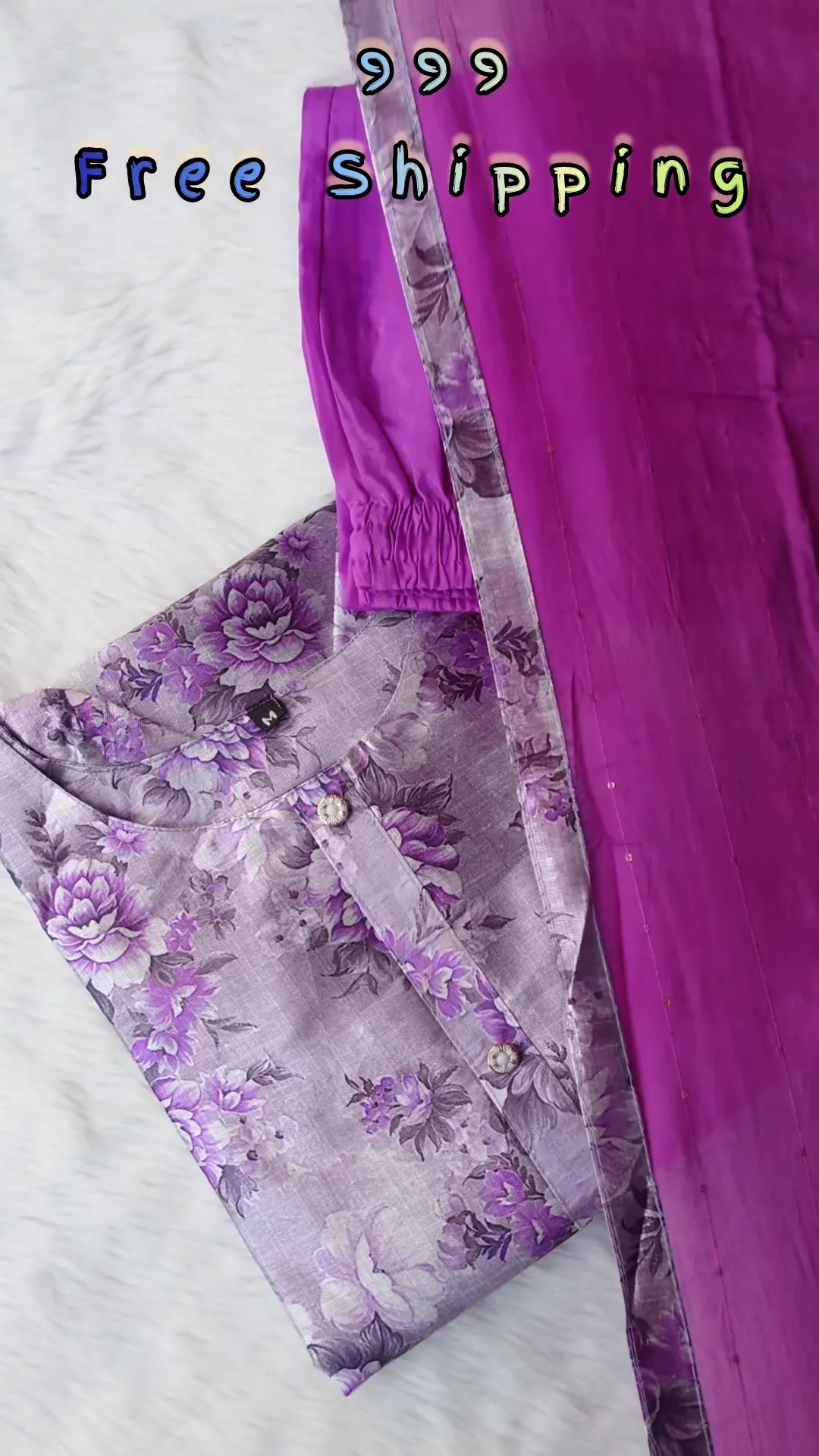 Stitched Cotton Silk Kurta, Bottom & Duppata Forest Green (3 Piece Set ) - Image 6