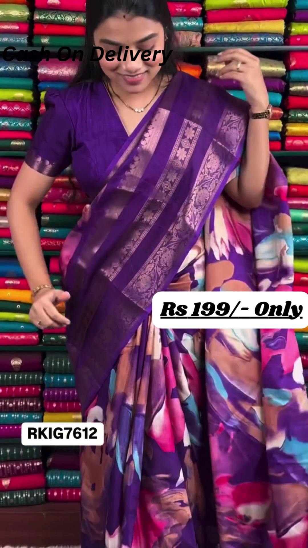 Elegant Tissue Silk Lace Border Purple Saree – A Perfect Blend of Grace and Luxury - Image 5