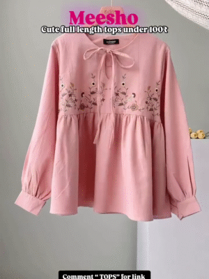 Stylish Full-Length Tops for Women – Cute, Trendy, Under ₹100