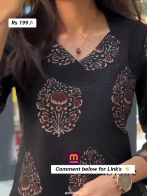 🌼 Effortless Style: Everyday Cotton Kurti for Women & Girls – Chic Comfort for Daily Wear