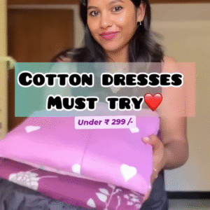 Breathe Easy in Style: Must-Try Cotton Dresses for Women – Just ₹299/-
