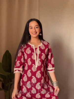 Printed Silk Blend Straight Suit With Dupatta