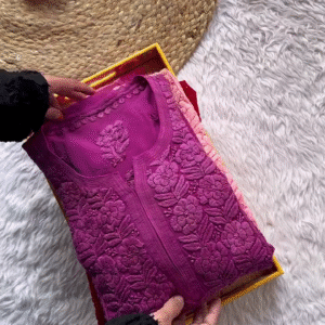 Luxe Chikankari Long Kurtas – Grace in Every Thread 🌸