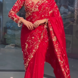 Beautiful Designer Heavy Georgette Sequin Saree – A Shimmering Blend of Elegance & Glamour