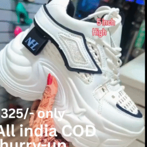 🌟 UltraLift 5-Inch Chunky Platform Sneakers – Bold Height, All-Day Comfort 👟🔥