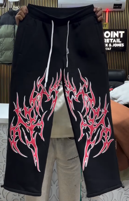 Inferno Edge Graphic Jogger Pants β Bold Streetwear Comfort π₯π€ - Image 4