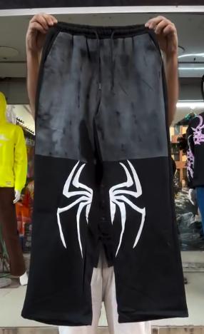 π₯ Inferno Streetwear Wide-Leg Pants β Bold Graphics, Maximum Attitude π₯ - Image 6