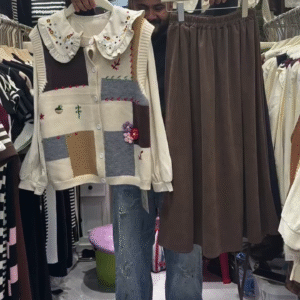 ✨ Cozy Knit Top & Midi Skirt Winter Co-Ord Set – Soft, Elegant & Effortlessly Stylish