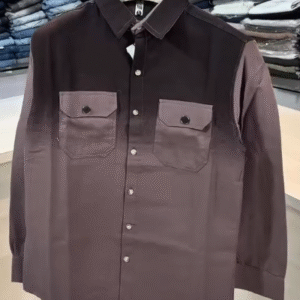 ✨🔥 “Ombre Luxe Striped Button-Down Shirt – Premium Fashion Statement for Every Occasion” 🔥✨