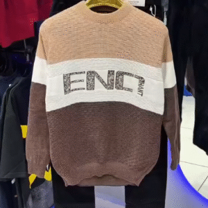 🤎 Classic Colorblock Knit Sweater – Timeless Comfort with Modern Style 🤎