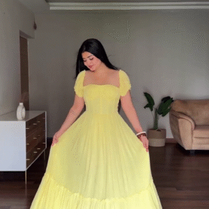 ✨ DreamGlow Luxury Flare & Ruffle Gown Collection ✨