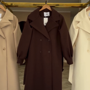 🤎 Elegant Double-Breasted Winter Coat – Timeless Warmth with Modern Grace 🤎