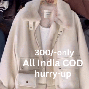 Winter Luxe Fur-Collar Jacket with Sling Bag – Premium Style at Just ₹300 🧥✨