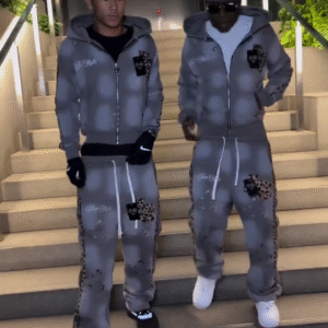 Shadow Luxe Premium Tracksuit Co-Ord Set – Street Power Meets Comfort 🖤🔥