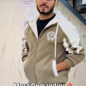 🔥 Urban Icon Color-Block Hoodie & Jogger Set – Streetwear Essential 🔥