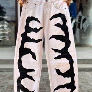 🔥 Urban Rebel Graphic Denim Jeans – Streetwear Statement Edition 🔥