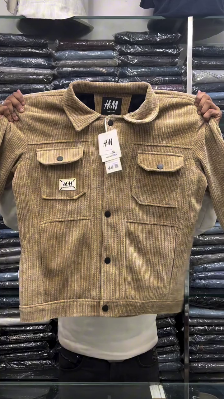 π€ H&M Inspired Textured Utility Jacket β Premium Casual Essential π€ - Image 5