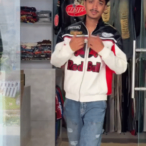 🔥 Premium Racing-Inspired Biker Jackets – Ferrari & Red Bull Edition 🔥