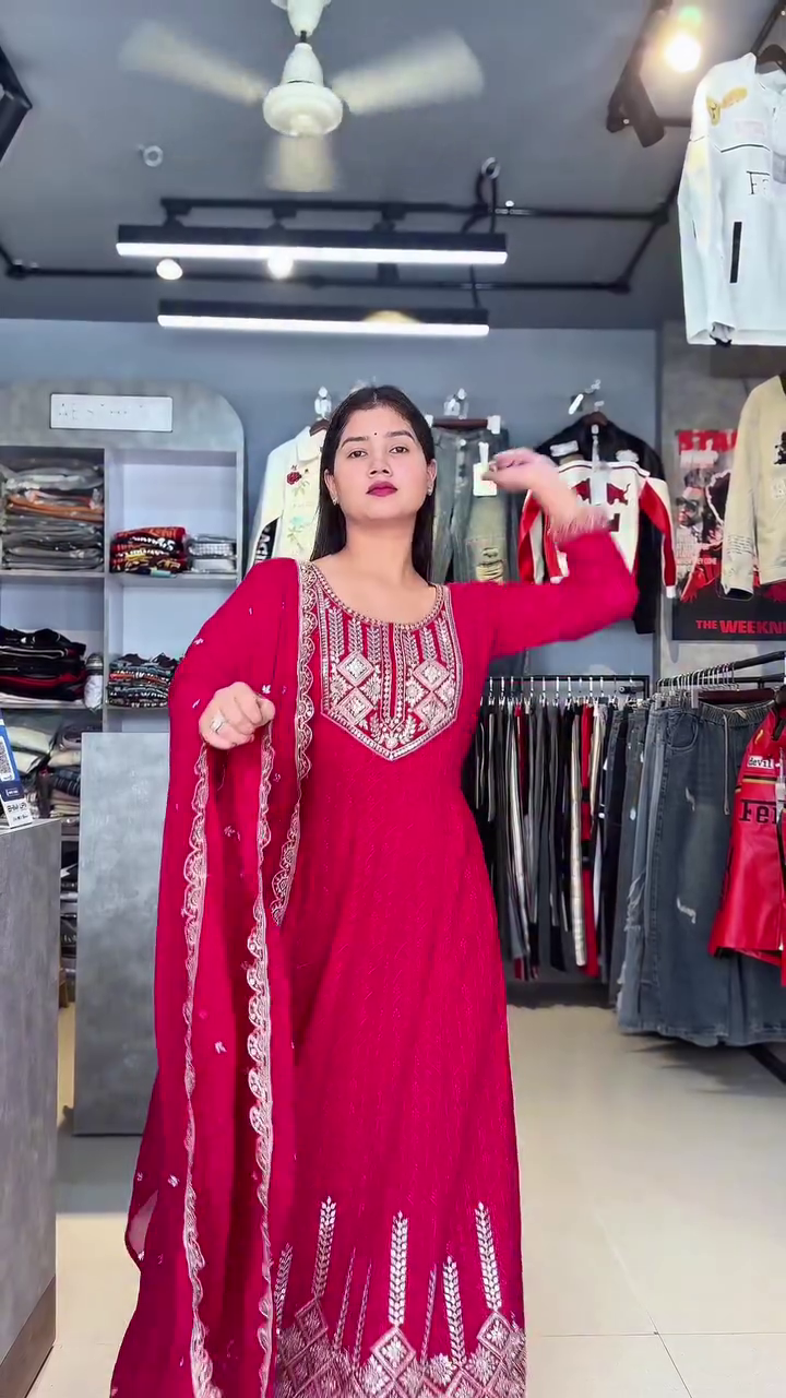 ✨ Royal Elegance Embroidered Suit Set Collection – Grace in Every Shade ✨ - Image 3