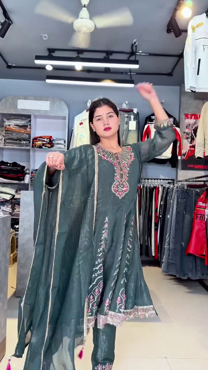 ✨ Royal Elegance Embroidered Suit Set Collection – Grace in Every Shade ✨ - Image 5