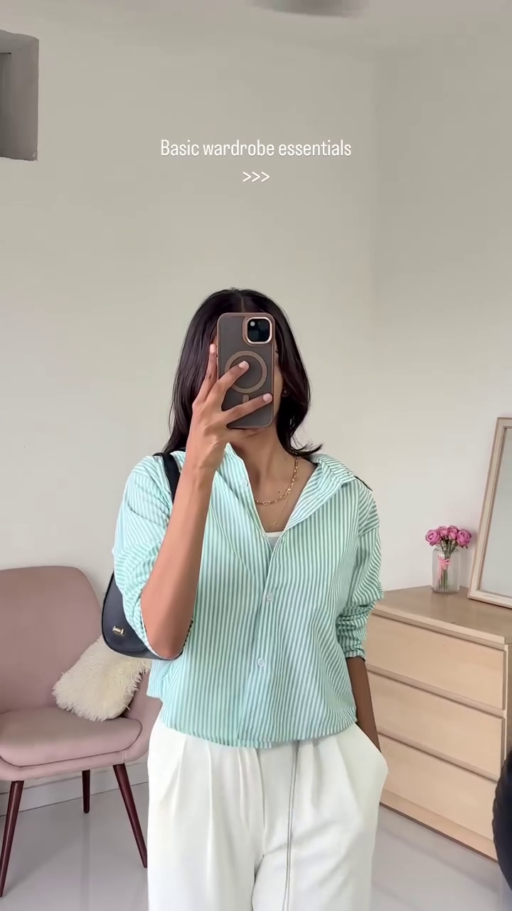 π€ Everyday Essentials Striped Shirt Collection β Timeless, Minimal & Effortlessly Chic π€ - Image 4