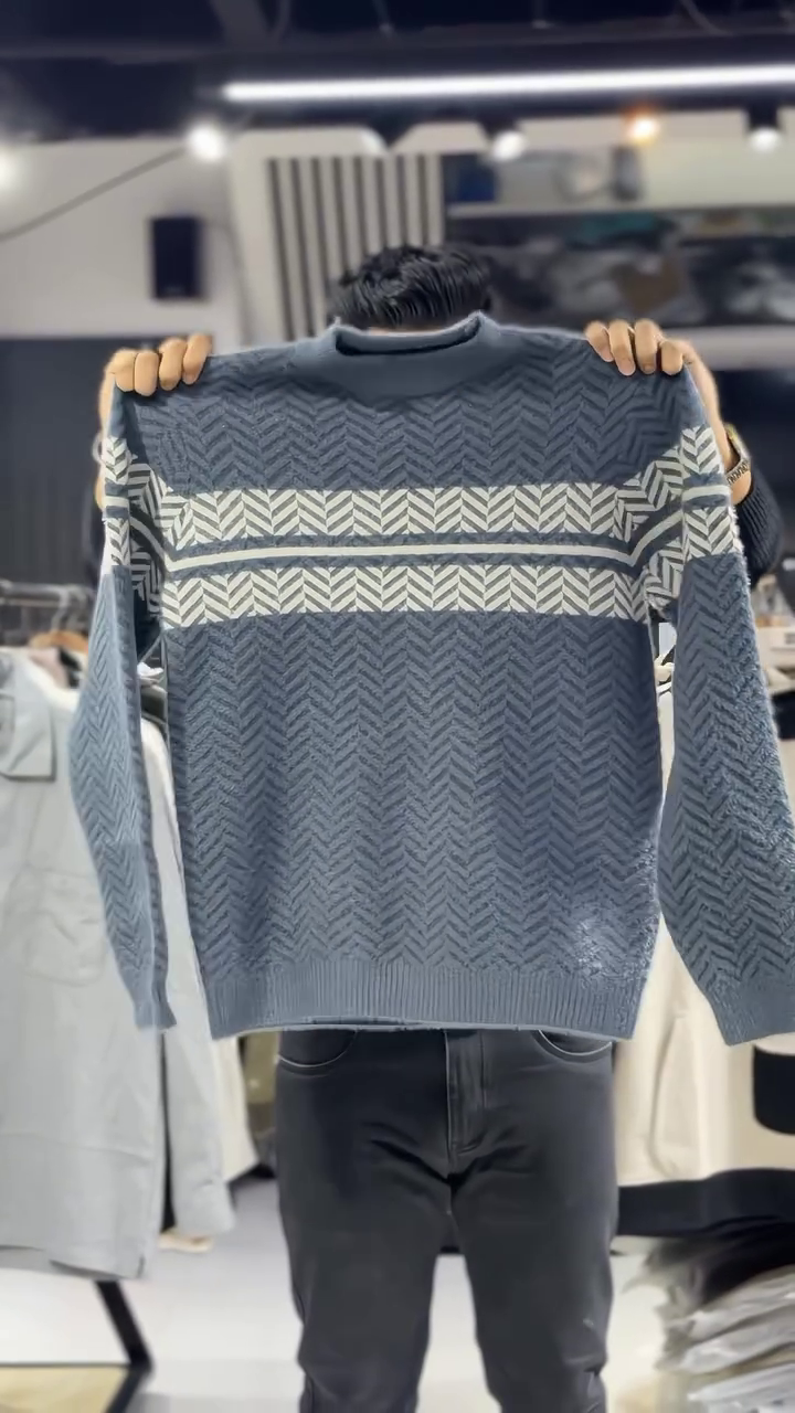 ❄️ Premium Chevron Knit Winter Sweater – Warmth with Modern Elegance ❄️ - Image 3