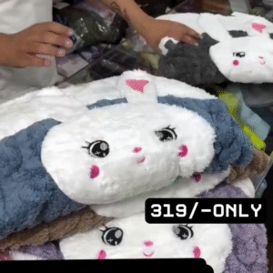 🐰 Cozy Bunny Winter Co-Ord Set – Ultra Soft Fleece Comfort 🧸✨