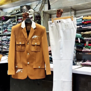 🤎 RoyalEdge™ Premium Blazer & Trouser Set – Timeless Elegance Redefined 🤍✨