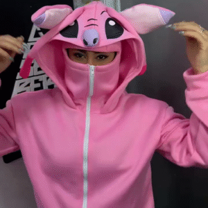 🐾 KawaiiZip™ Cartoon Character Hoodie – Fun, Cozy & Playfully Bold 💖💙