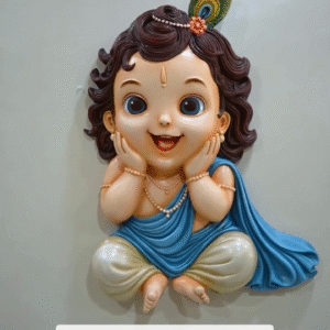 🦚 Bal Gopal Wall Décor – Divine Smiles, Eternal Blessings ✨🙏