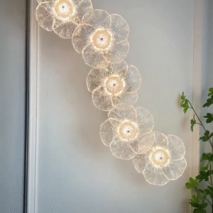 ✨ BloomLuxe Floral Wall Light – Elegant Petal Glow for Modern Interiors ✨