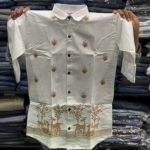 Royal Heritage™ Premium Embroidered Shirt – Elegant Traditional Look with Modern Comfort 👔✨