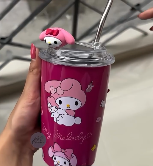 đ KawaiiPop⢠Cute Character Tumbler Cup â Sip Happy, Stay Cute! - Image 4