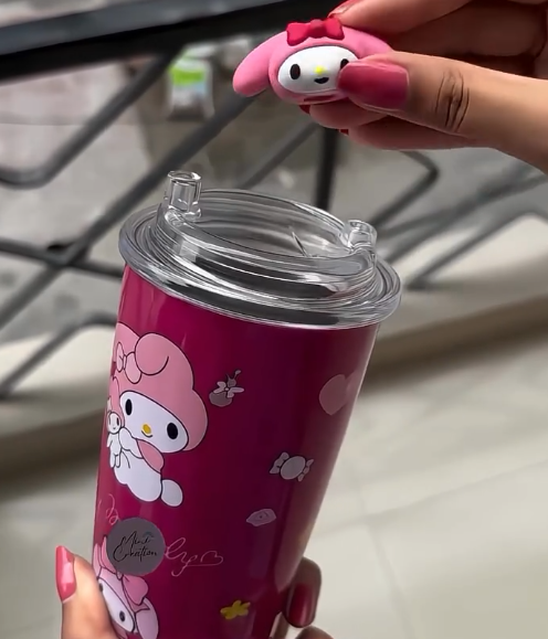 đ KawaiiPop⢠Cute Character Tumbler Cup â Sip Happy, Stay Cute! - Image 2
