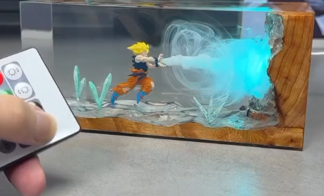 ⚡ PowerWave™ Anime Energy Blast LED Lamp – Epic Action Meets Ambient Glow - Image 4