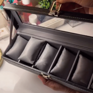 ⌚✨ TimeVault™ Luxury Watch Organizer Box – Elegant Storage for Your Precious Timepieces