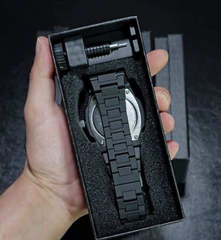 ⌚ Midnight Stealth Matte Black Wristwatch – Modern Minimal Luxury ⌚ - Image 2