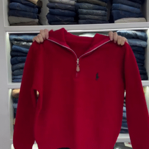 ❤️ Classic Zip-Neck Knit Sweater – Timeless Style with Everyday Comfort ❤️