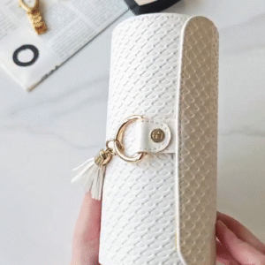 🤍 Luxury Foldable Jewelry Organizer Box – Elegant, Compact & Travel-Ready 🤍