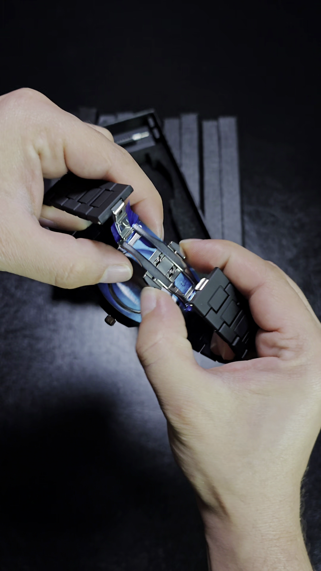 ⌚ Midnight Stealth Matte Black Wristwatch – Modern Minimal Luxury ⌚ - Image 4