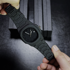 ⌚ Midnight Stealth Matte Black Wristwatch – Modern Minimal Luxury ⌚