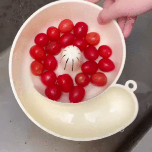 🍅 SmartDrain Multi-Use Fruit & Vegetable Washing Bowl – Hygienic, Spill-Free & Ultra-Convenient ✨