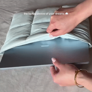 ✨ CloudSoft™ Puffy Laptop Sleeve – Ultra-Protective, Ultra-Cute & Everyday Chic ☁️💻