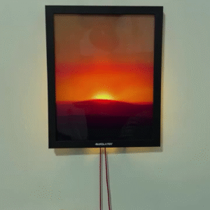 🌅✨ Sunset Glow Wall Lamp – Artistic Ambient LED Light for Modern Spaces ✨🌅