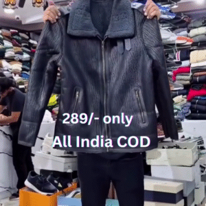 🖤 Premium Winter Leather-Style Jacket – Bold Look, Ultimate Warmth ❄️🔥