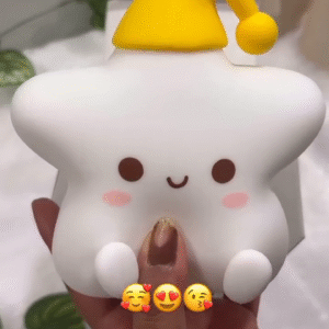 ✨ Dreamy Star Night Lamp – Cute Silicone Mood Light for Cozy Nights 🌟