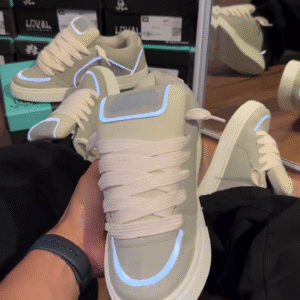 👟✨ LOKAL GlowLine Sneakers – Light Up Your Steps in Style 🔥💙