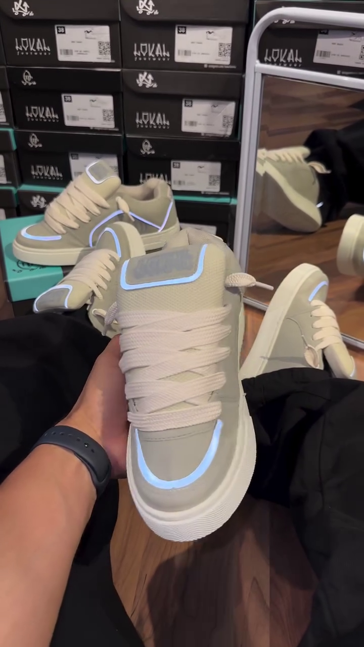 ๐โจ LOKAL GlowLine Sneakers โ Light Up Your Steps in Style ๐ฅ๐